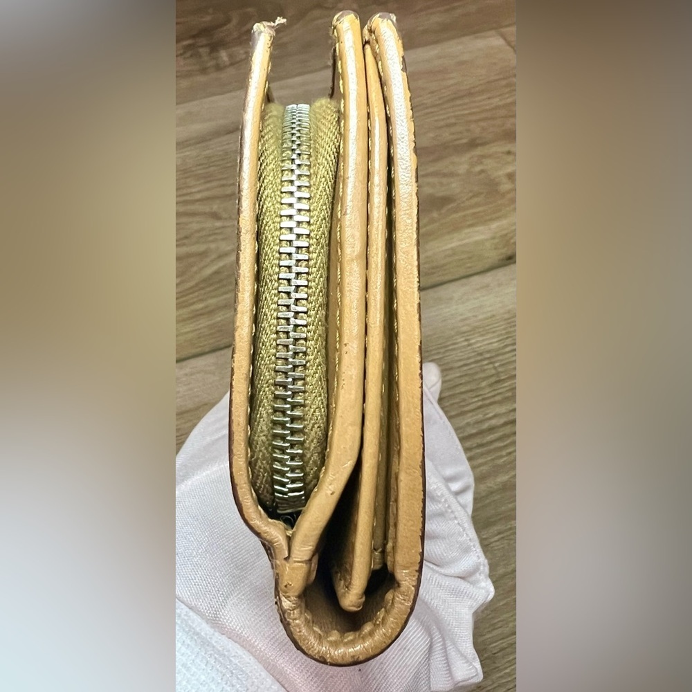 GUCCI Long Wallet with G Charm GG Canvas Leather in Beige - Picture 6 of 13